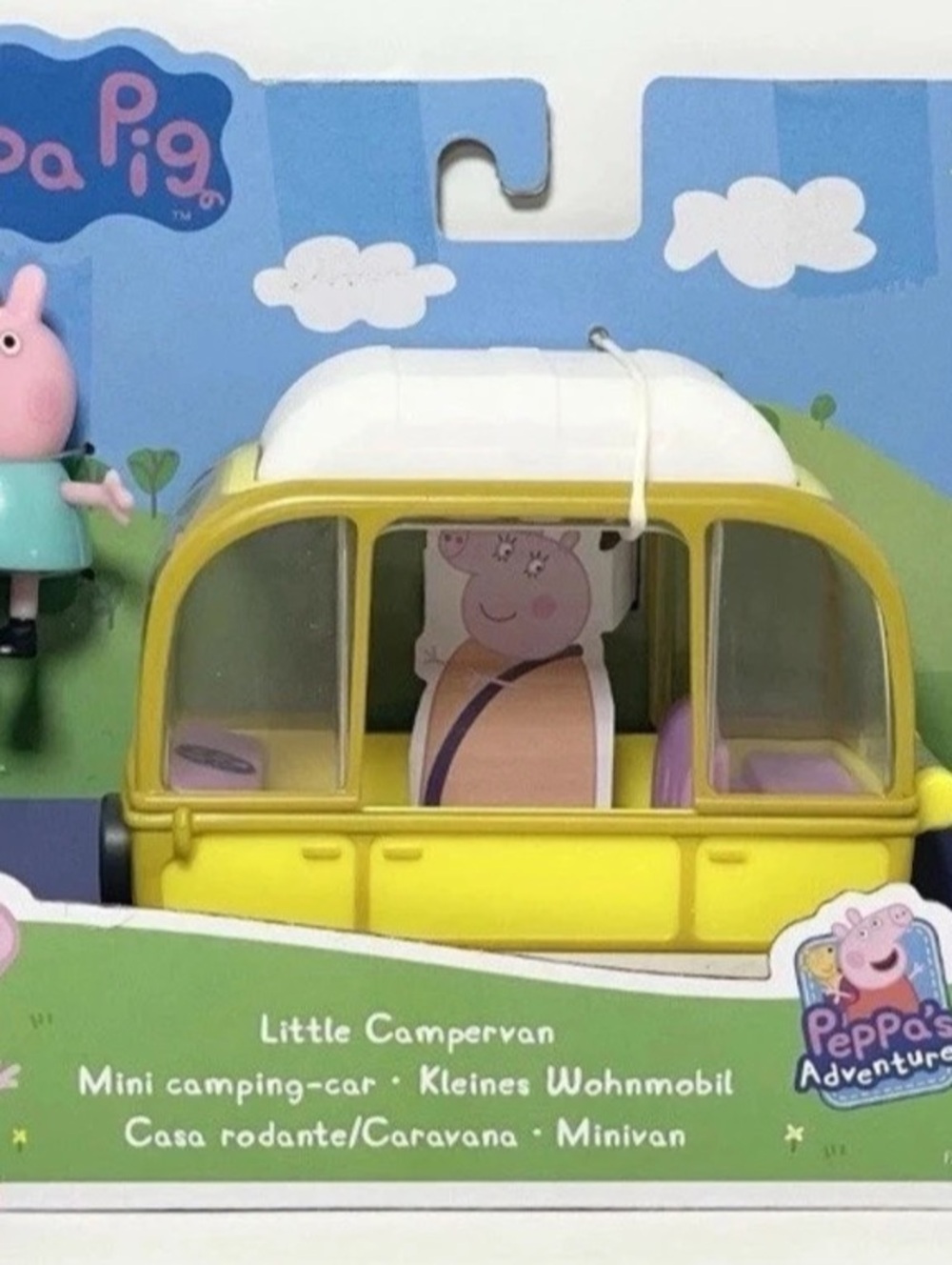 Peppa Pig Little Campervan Mini Campervan Toy NWT Yellow